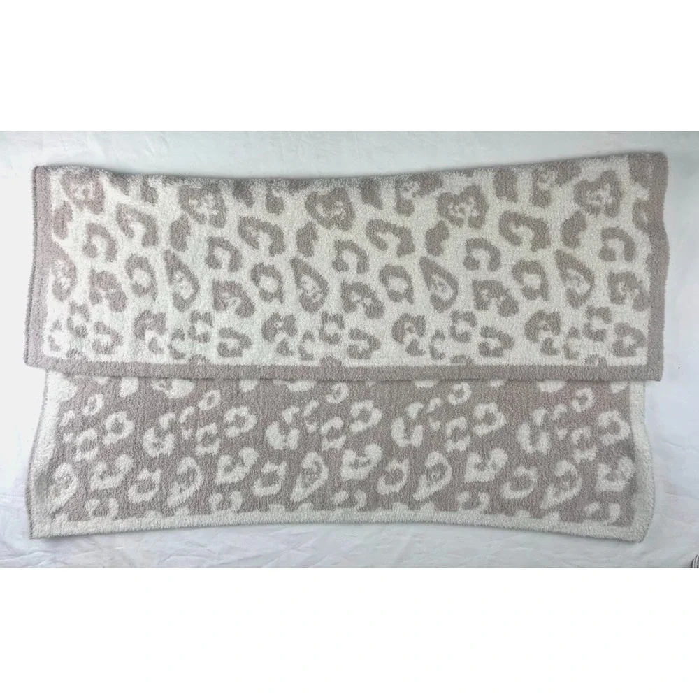 Barefoot Dreams Baby Blanket Soft Brown Tan Beige In The Wild Unisex Brown Tan